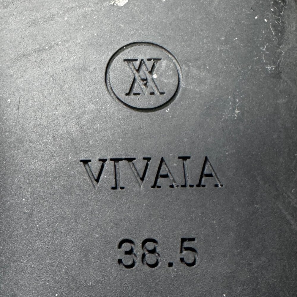 Like new VIVAIA Margot Brown Square Toe V-Cut Knit Flats EU 38.5 / US 7.5 - Picture 6 of 12